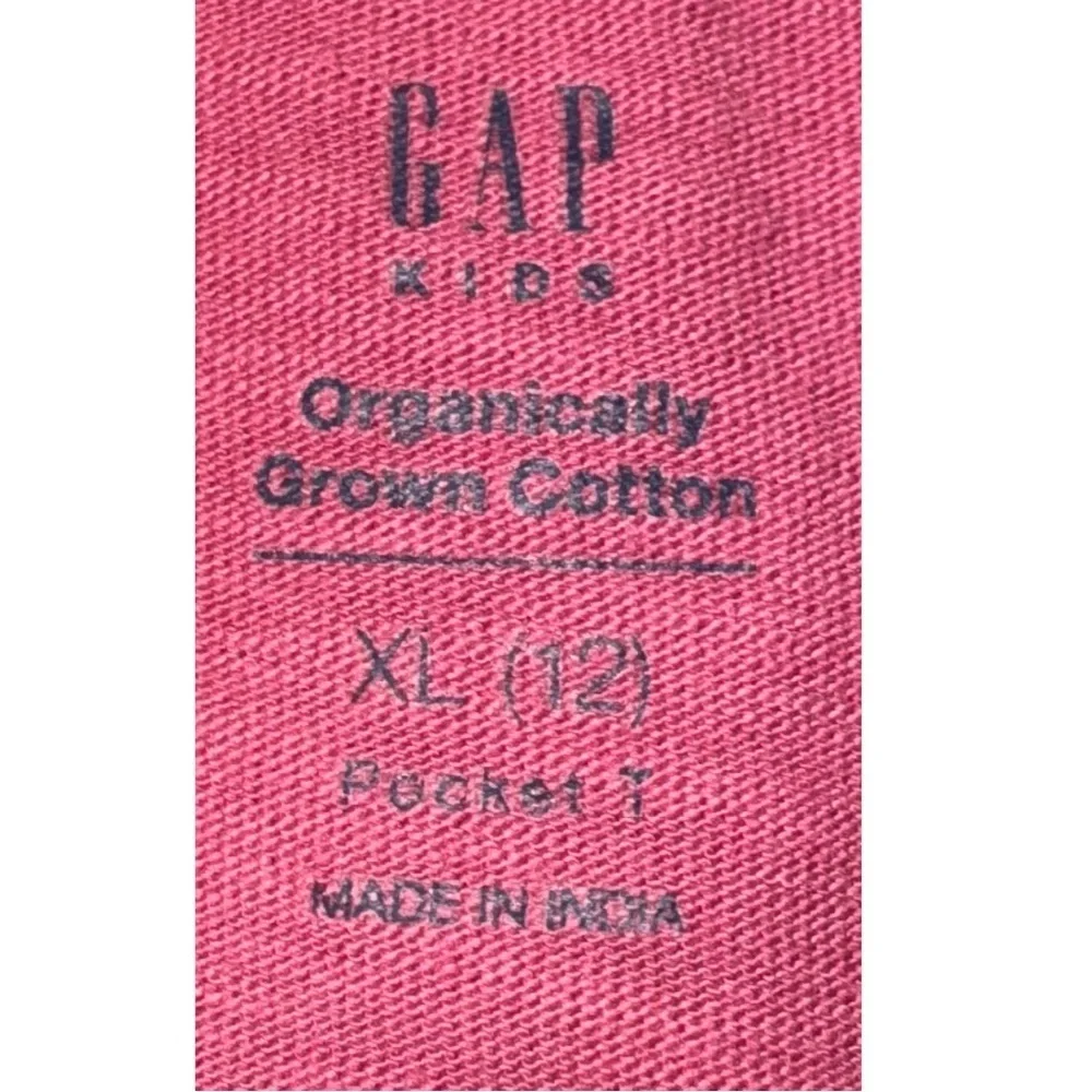 GAP Kids Red Cotton T-Shirt